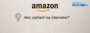 Amazon: Zažiar na interview!